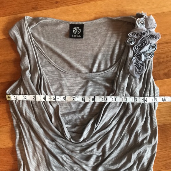 Bobeau Embellished Cowl-Neck Tank - Picture 13 of 14